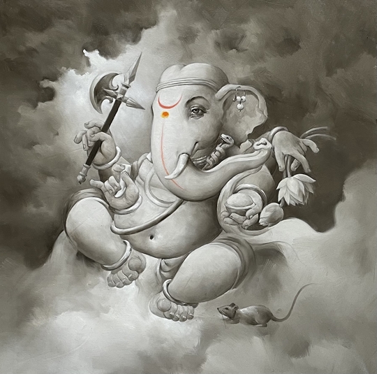 SHRI GANESHA A Solo Show of Paintings By Well-known artist Namdev Patil