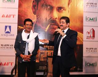 Manoj Bajpayee Promotes New Feature Film BHAIYYA JI  At Marwah Studios