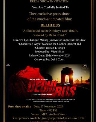 All Eyes On DELHI BUS : Film’s Spectacular Launch Paves The Road To November 29 Release