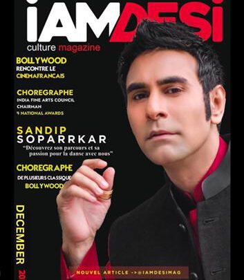 I AM DESI  Magazine Features Renowned Choreographer Sandip Soparrkar On The Cover